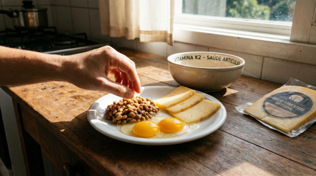 Deficiência de vitamina K aumenta em 60% o risco de osteoartrite e acelera danos na cartilagem sendo especialistas