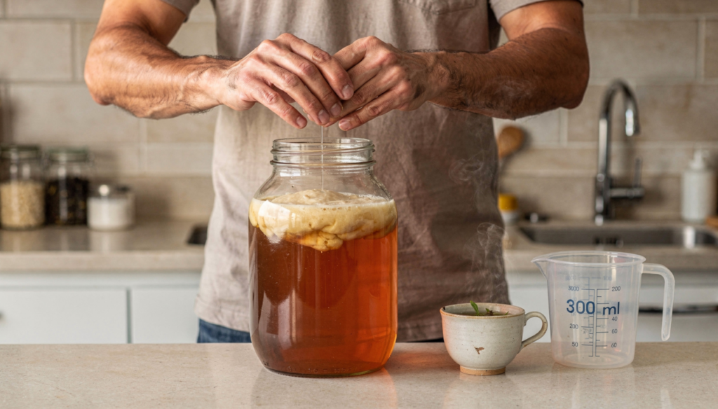 Com ação antioxidante e probiótica, a kombucha fortalece o sistema imune e reduz inflamações no organismo, segundo estudos