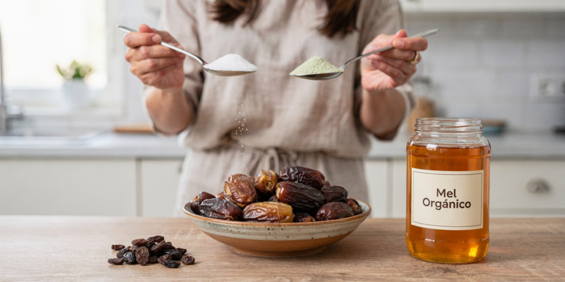 Adoçantes naturais como stevia e xilitol têm benefícios que vão além do sabor, segundo a ciência