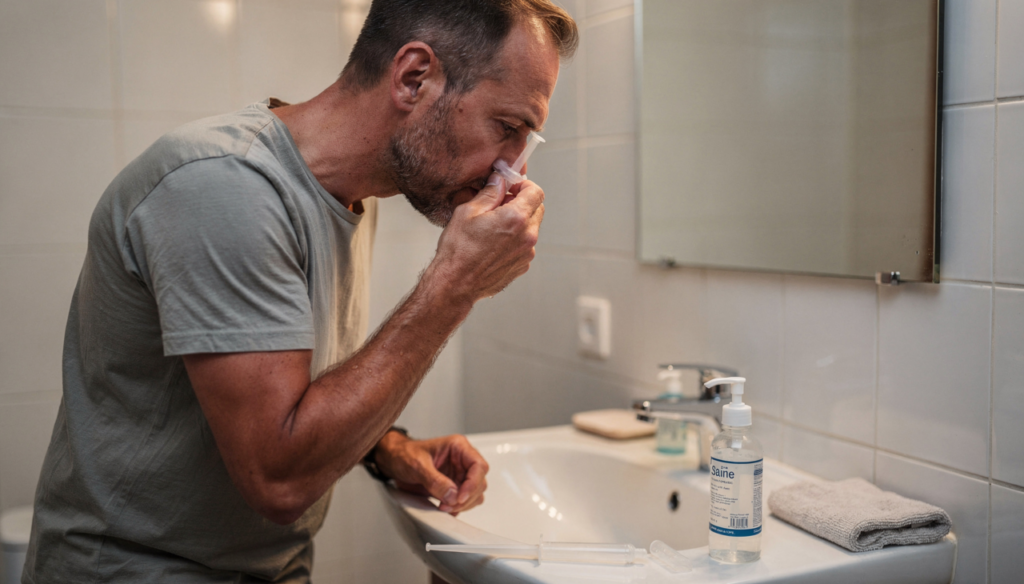 Respirar mal, sentir peso no rosto e dor de cabeça são sinais clássicos da sinusite