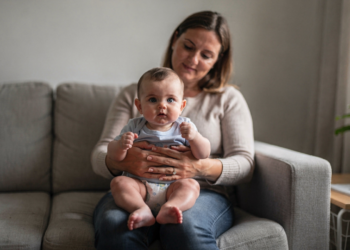 O que fazer quando o bebê sofre para evacuar e precisa de alívio?