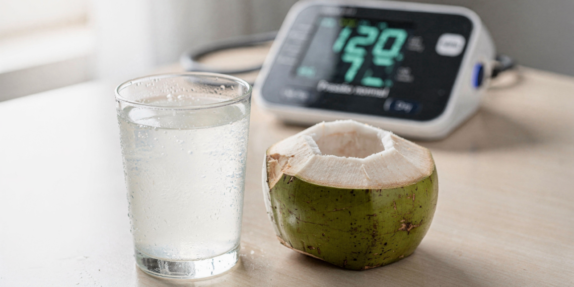Água de coco reduz pressão arterial em 71% dos hipertensos leves segundo estudo científico
