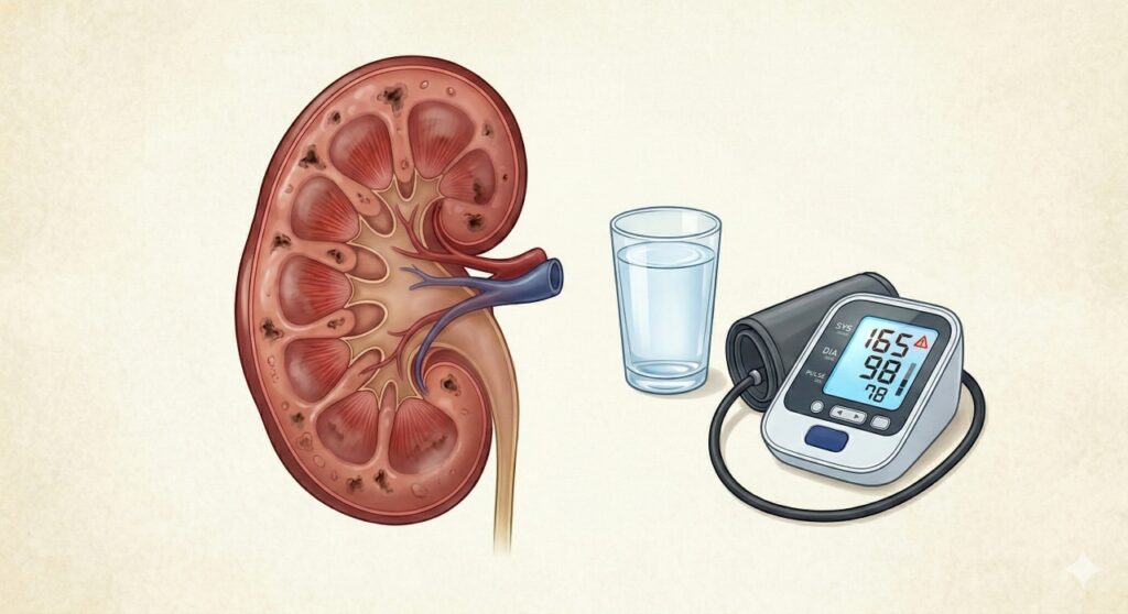 Alterações discretas nos rins, pressão alta e hidratação inadequada estão entre os principais sinais e fatores de risco que exigem atenção precoce.