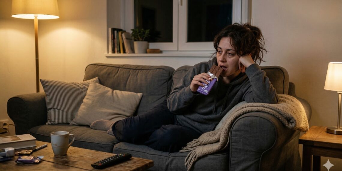 A vontade de doce à noite pode ser um pedido do cérebro por recompensa, não falta de controle