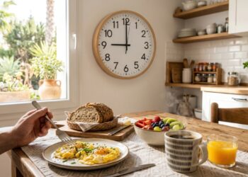 O horário do café da manhã pode influenciar diretamente os níveis de glicose ao longo do dia.