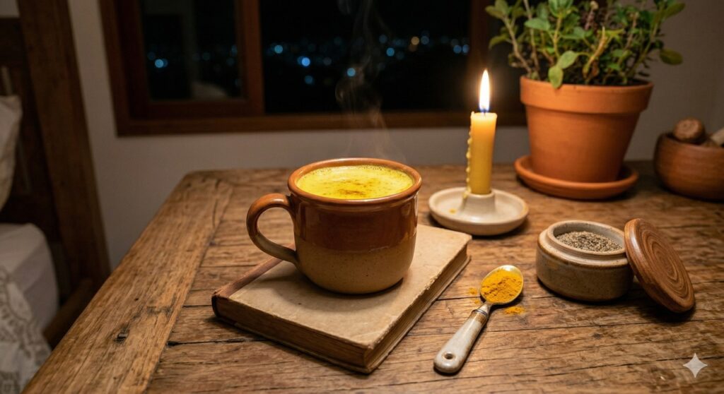 Bebida dourada antes de dormir sugere um cuidado simples com a saúde do fígado