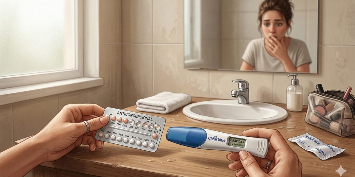 Muitas mulheres descobrem a gravidez enquanto ainda estão tomando anticoncepcional, o que gera dúvidas e preocupação.