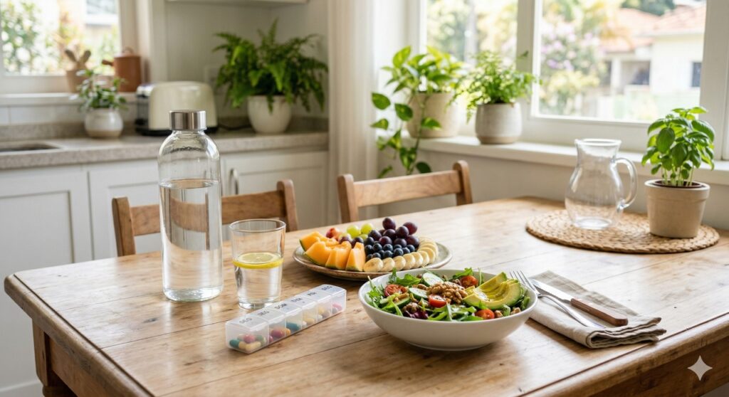 Cena mostra hidratação e escolhas simples que ajudam a proteger os rins no dia a dia