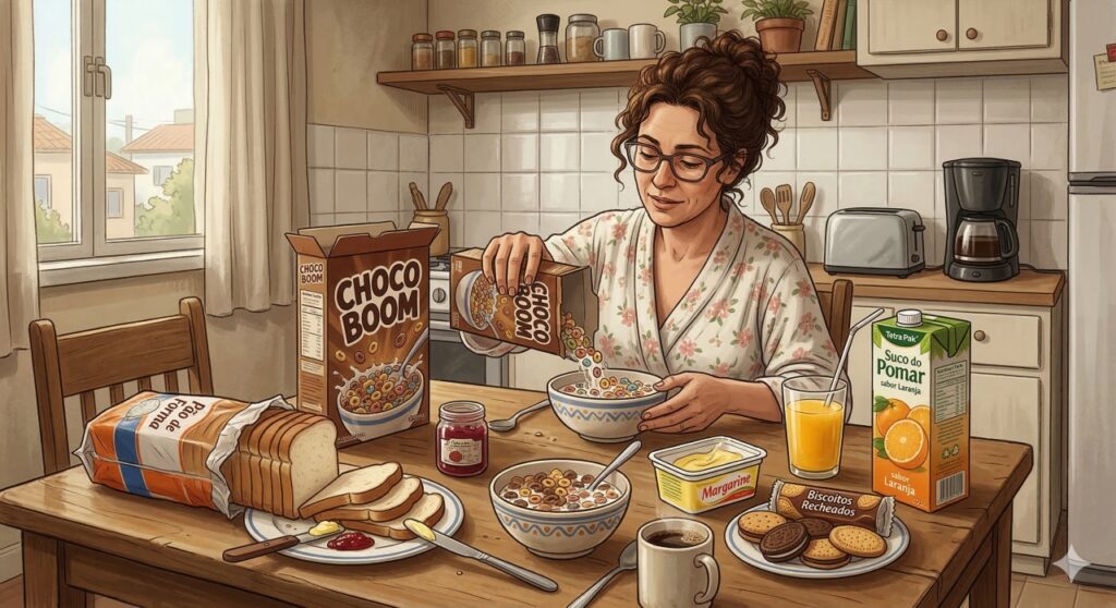 Alguns cafés da manhã parecem saudáveis, mas podem causar picos de açúcar e queda de energia horas depois