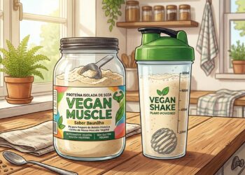 Proteína isolada de soja em pó surge como alternativa ao whey para quem busca ganho de massa muscular com fonte vegetal.