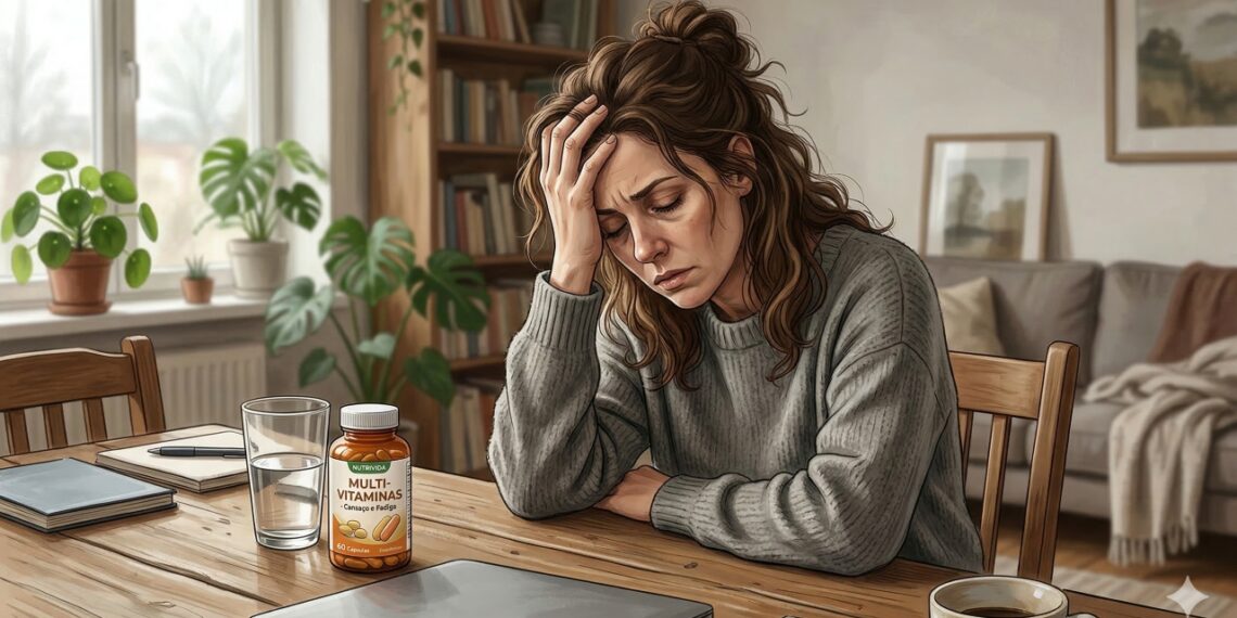 A falta de vitaminas do complexo B pode causar cansaço físico, mental e dificuldade de concentração.