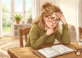 O nevoeiro mental na menopausa pode causar esquecimentos, falta de foco e sensação de raciocínio lento.