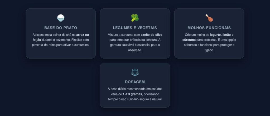 Formas de Incluir a Cúrcuma no Almoço