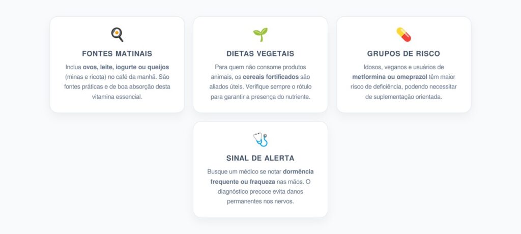 Vitamina B12 e Saúde dos Nervos