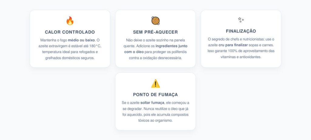 Cozinhando com Azeite: Preservando os Benefícios no Jantar