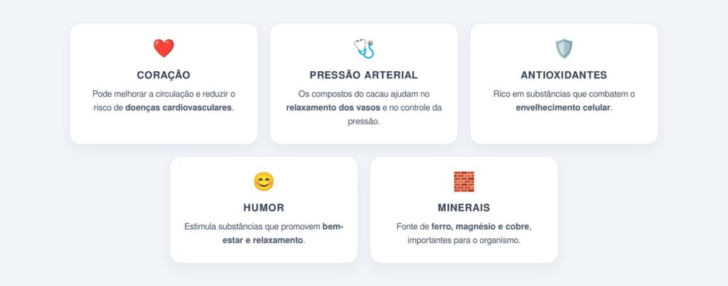 Benefícios do chocolate amargo em quantidade moderada