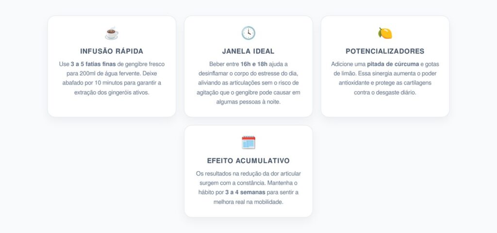 Chá de Gengibre no Fim de Tarde: Alívio e Recuperação