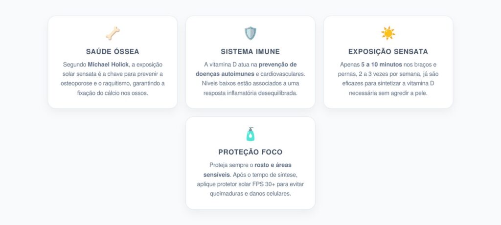 Sol e Vitamina D: A Visão do Estudo de Holick