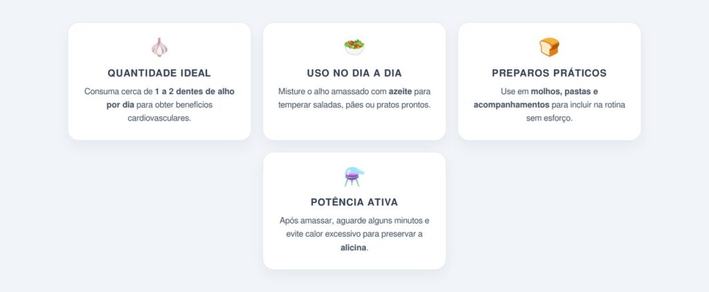 Quanto alho consumir por dia e como incluir na alimentação?