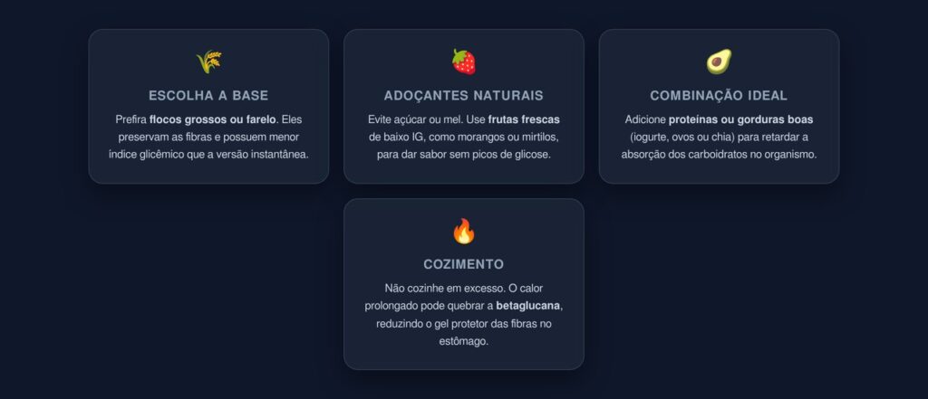 Guia de Preparo: Aveia e Controle Glicêmico
