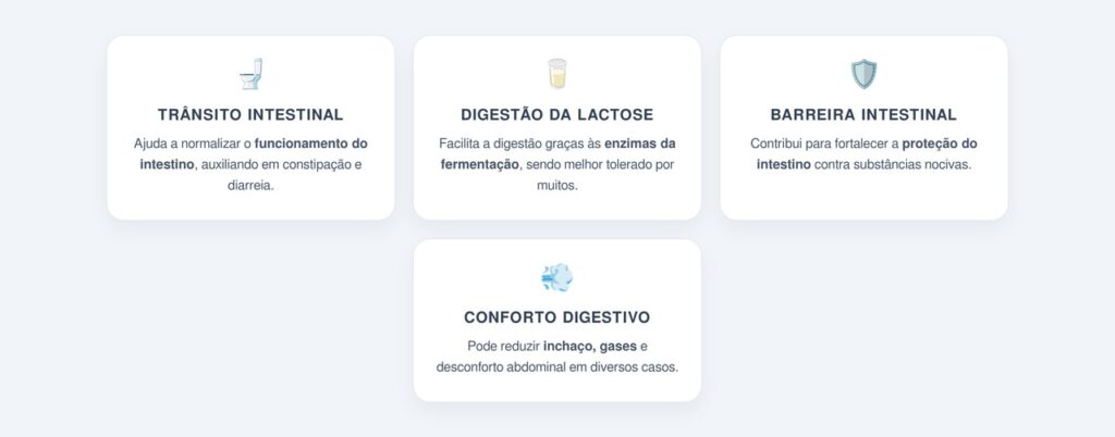 Principais benefícios do kefir para a saúde digestiva