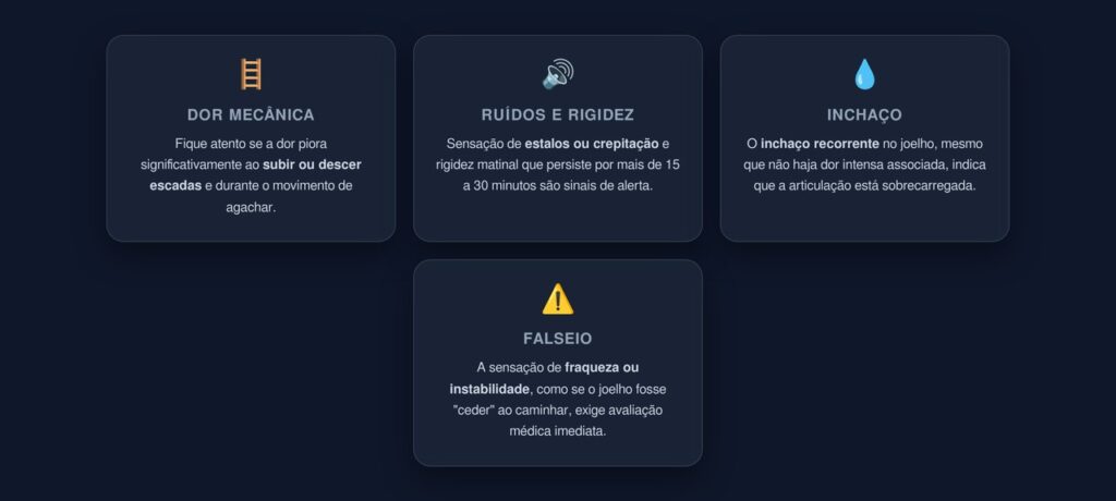 Sinais de Alerta: Desgaste no Joelho