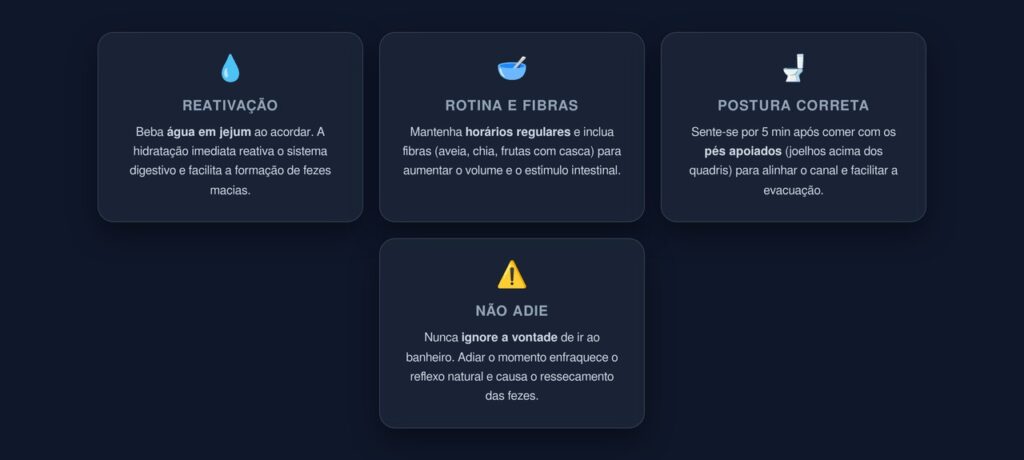 Estratégias para Estimular o Reflexo Intestinal