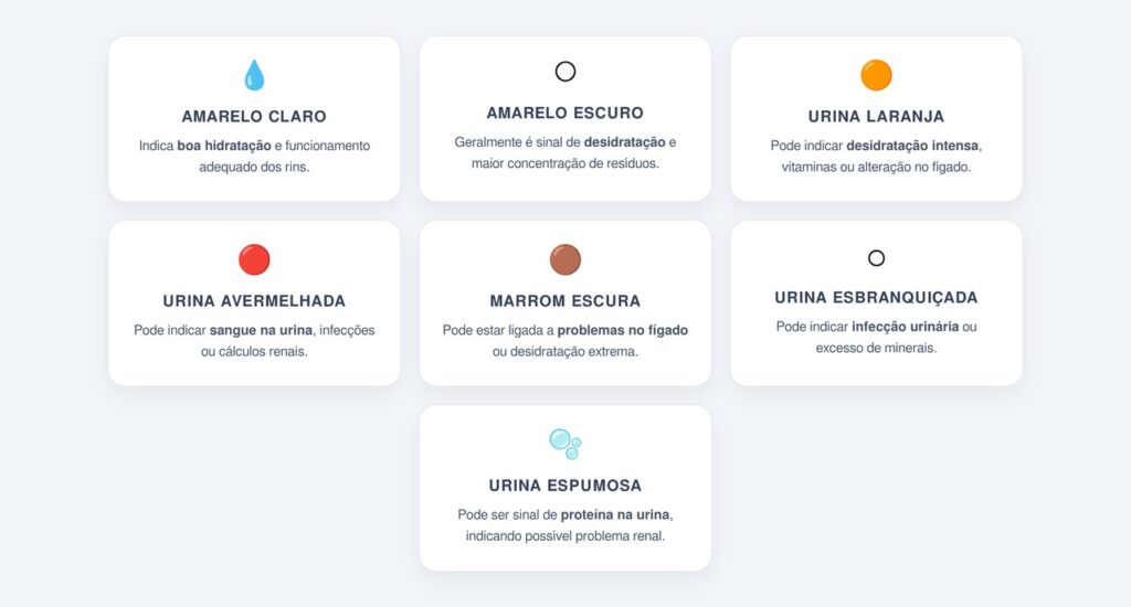 O que cada cor da urina pode indicar sobre a sua saúde?