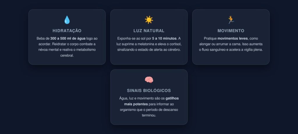 Estratégias para Superar a Inércia do Sono