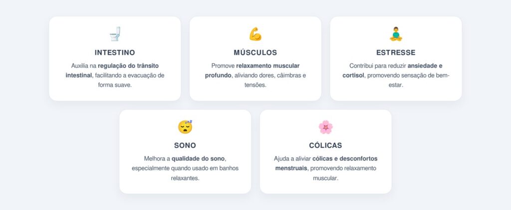 Principais benefícios do sulfato de magnésio para o dia a dia