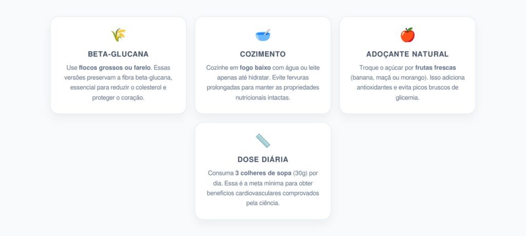 Preparo Inteligente: Mingau de Aveia e Saúde