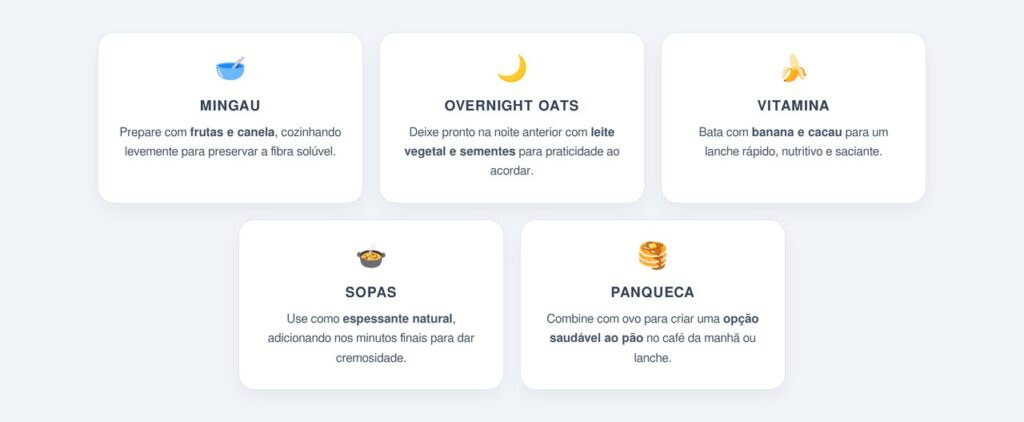 Formas práticas e saudáveis de incluir a aveia no dia a dia