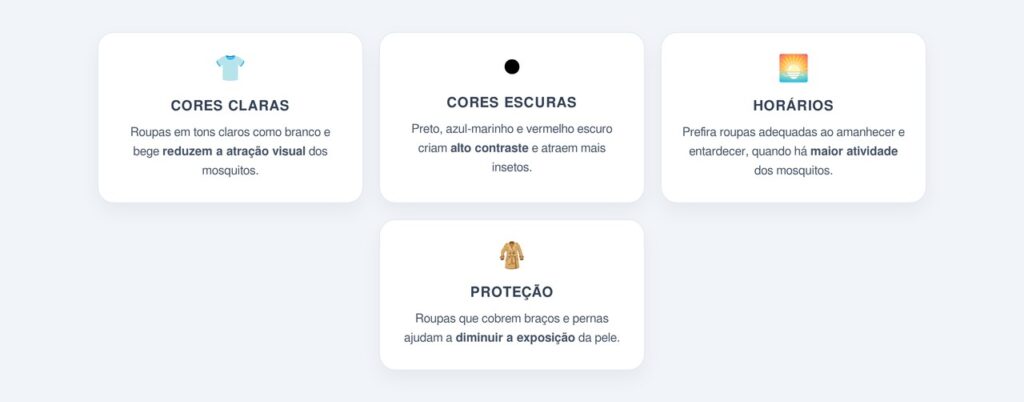 Por que roupas escuras atraem mais mosquitos?