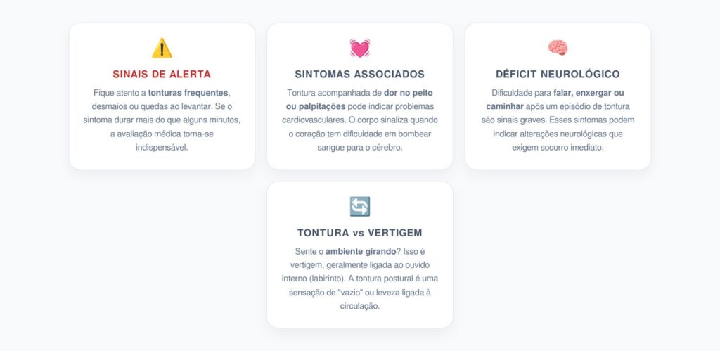 Quando a Tontura Exige Atenção Médica