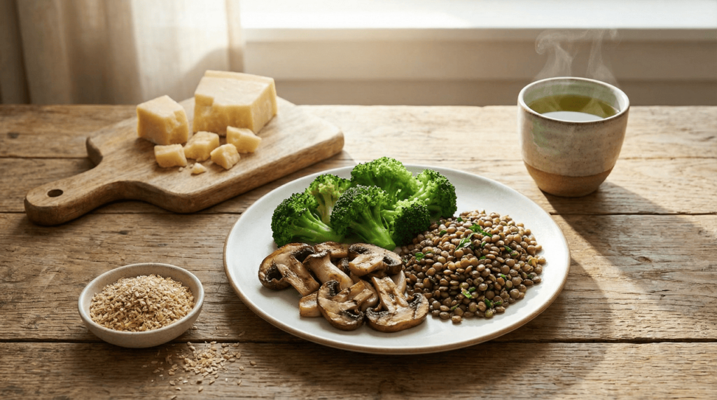 A espermidina, a molécula que te mantém jovem. Do brócolis ao chá verde, esses são os alimentos que mais a contêm