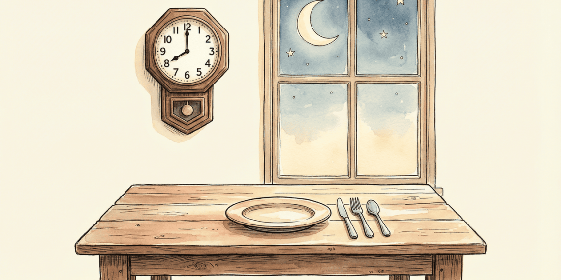 Parar de comer três horas antes de dormir e aumentar o jejum noturno faz diferença