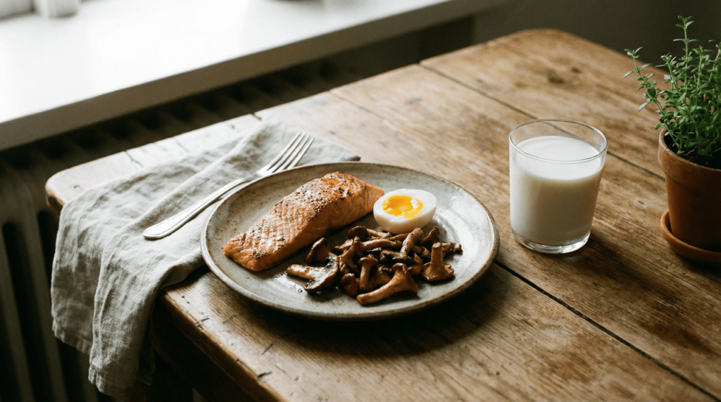 Qual é a vitamina que melhora o humor, fortalece os ossos e protege o coração?