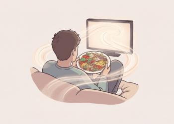 Nutricionista explica como comer na frente da televisão afeta a sua digestão