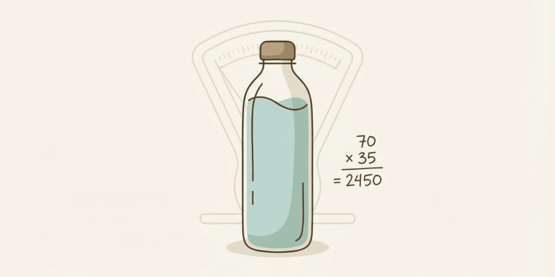 Quantos copos de água você deve beber, de acordo com o seu peso, para se manter saudável?