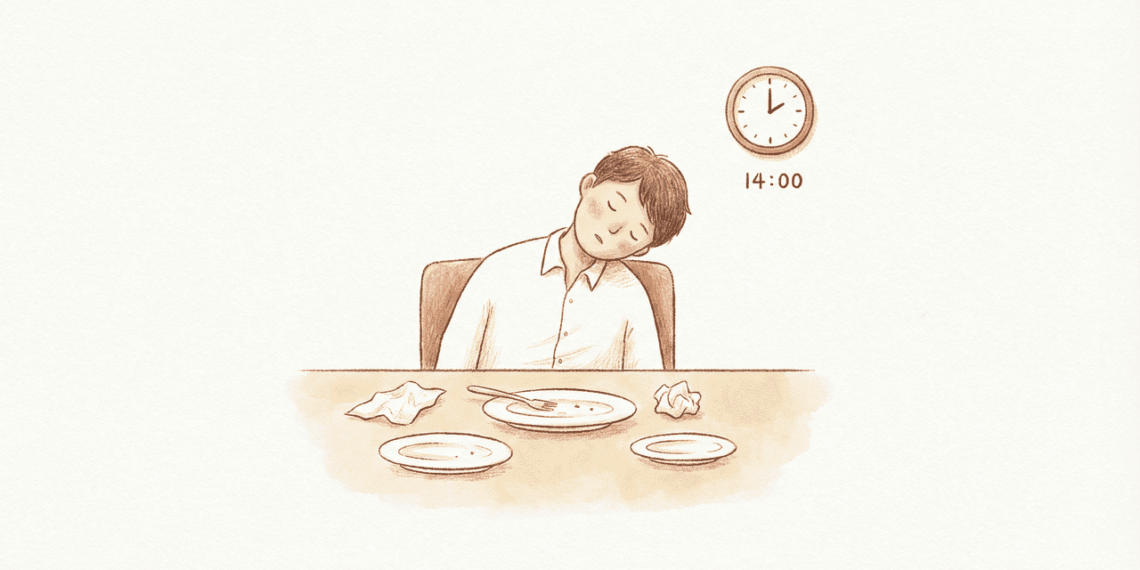 Sentir sono após o almoço tem explicação biológica e solução eficaz segundo cientistas