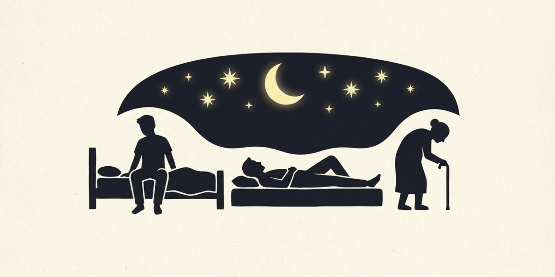 Por que o sono muda com a idade?