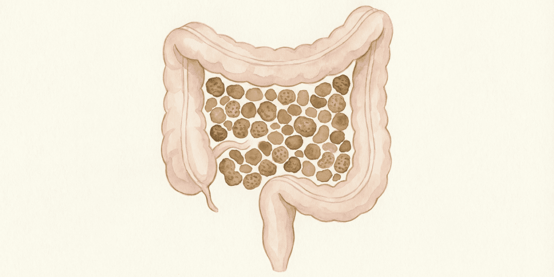Por que as fezes têm formato de bolinhas?