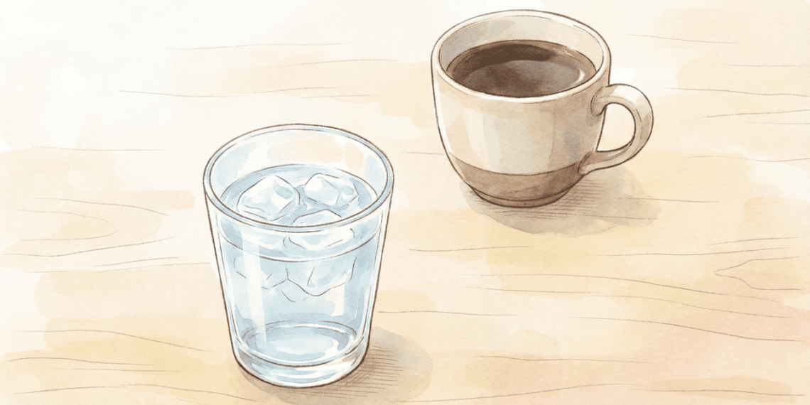 Café ou água ao acordar: o que beber primeiro para controlar o açúcar no sangue?