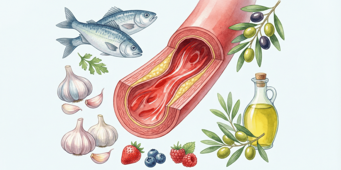 5 alimentos que podem limpar as artérias e melhorar a circulação sanguínea