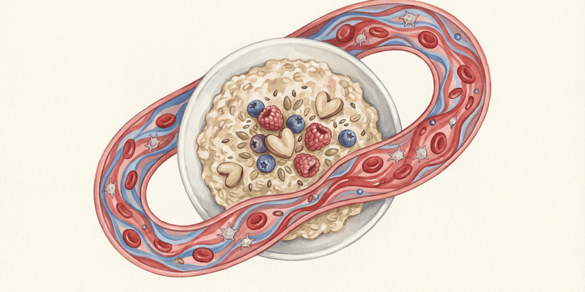 Estudo mostra que dieta à base de aveia por 48 horas pode reduzir os níveis de colesterol por semanas