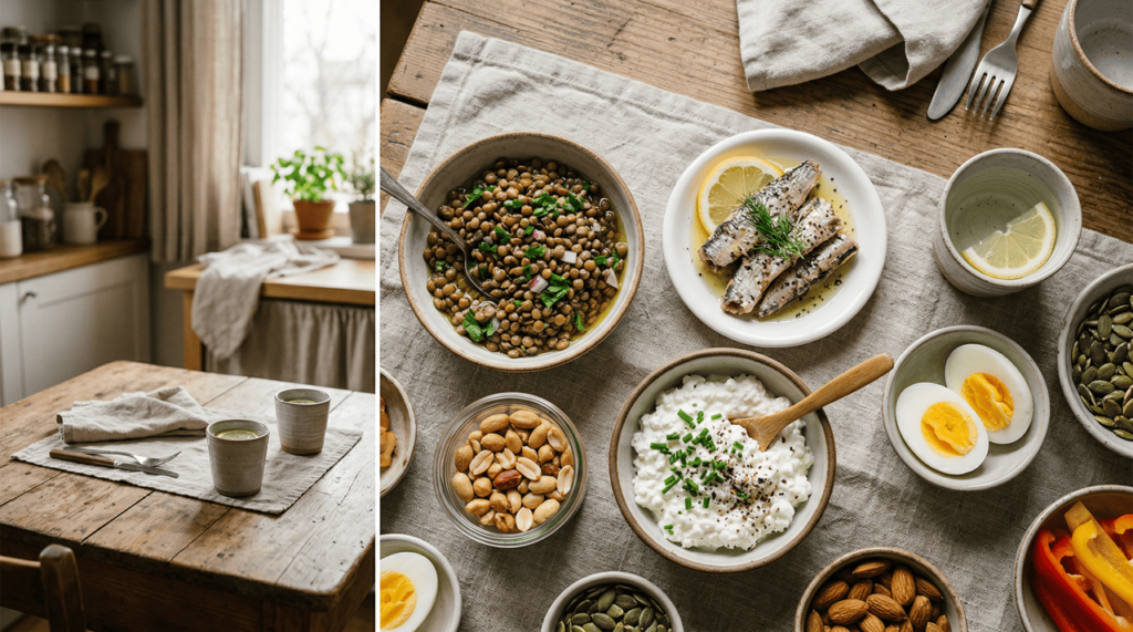 5 alimentos com mais proteína do que frango