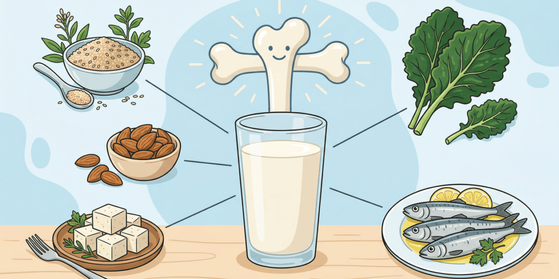 7 alimentos com mais cálcio do que leite