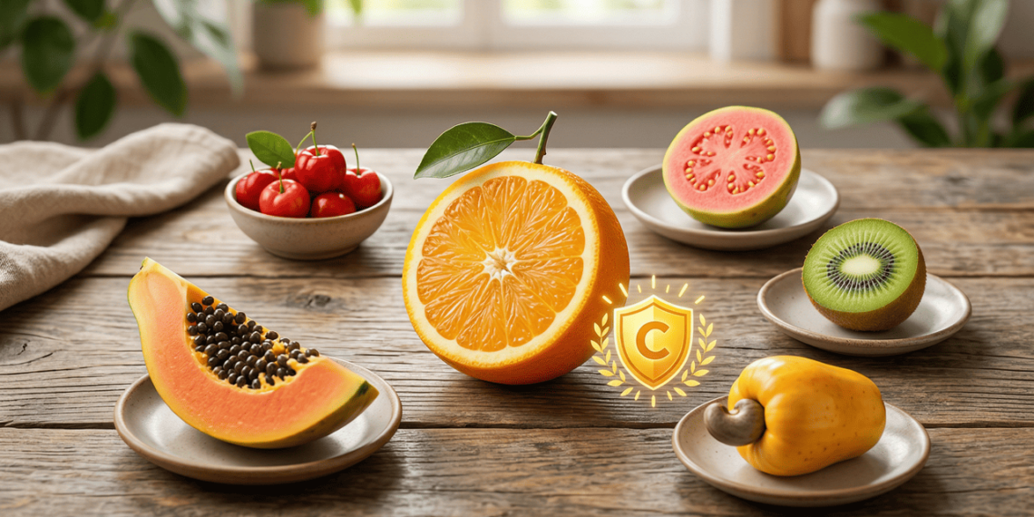 5 frutas com mais vitamina C do que laranja