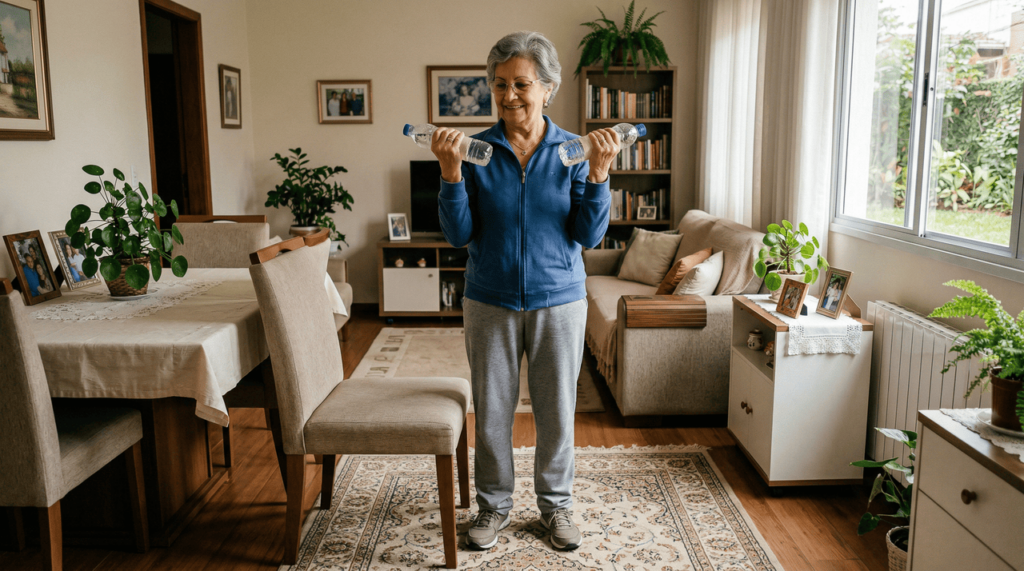 De que forma a força muscular influencia a longevidade e a autonomia de mulheres com mais de 60 anos?