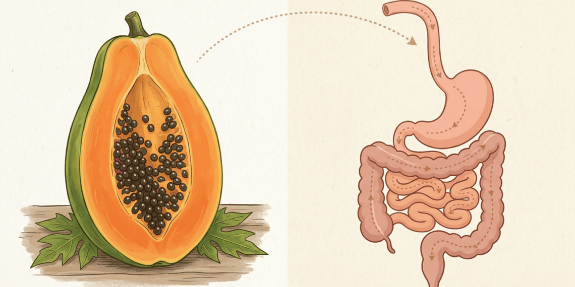 Intestino preso: como o consumo de mamão afeta o funcionamento do trato digestivo